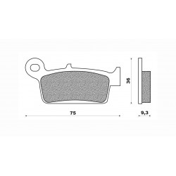 Τακάκια Daytona 33188 (FA131-2)(FD192) Τακάκια Daytona 33188 (FA131-2)(FD192)